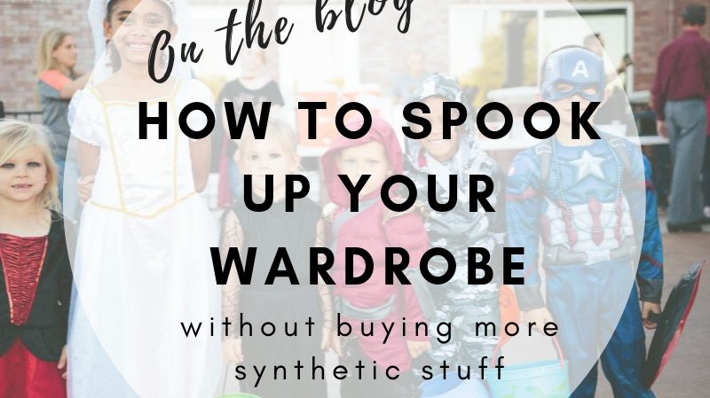 How to spook up your wardrobe without buying more synthetic stuff: DIY Halloween costumes