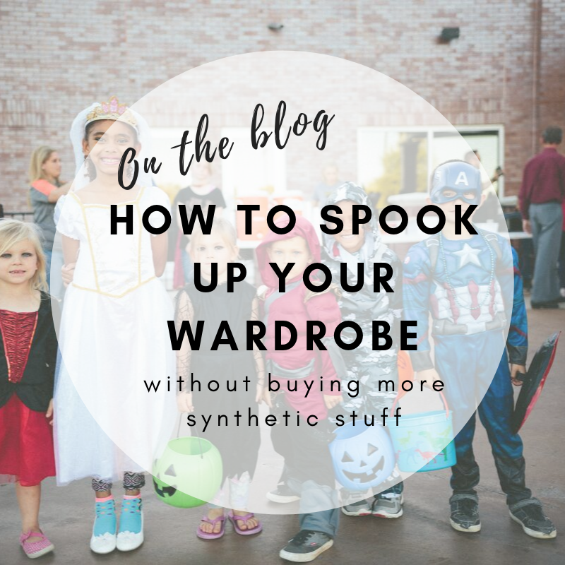 How to spook up your wardrobe without buying more synthetic stuff: DIY Halloween costumes