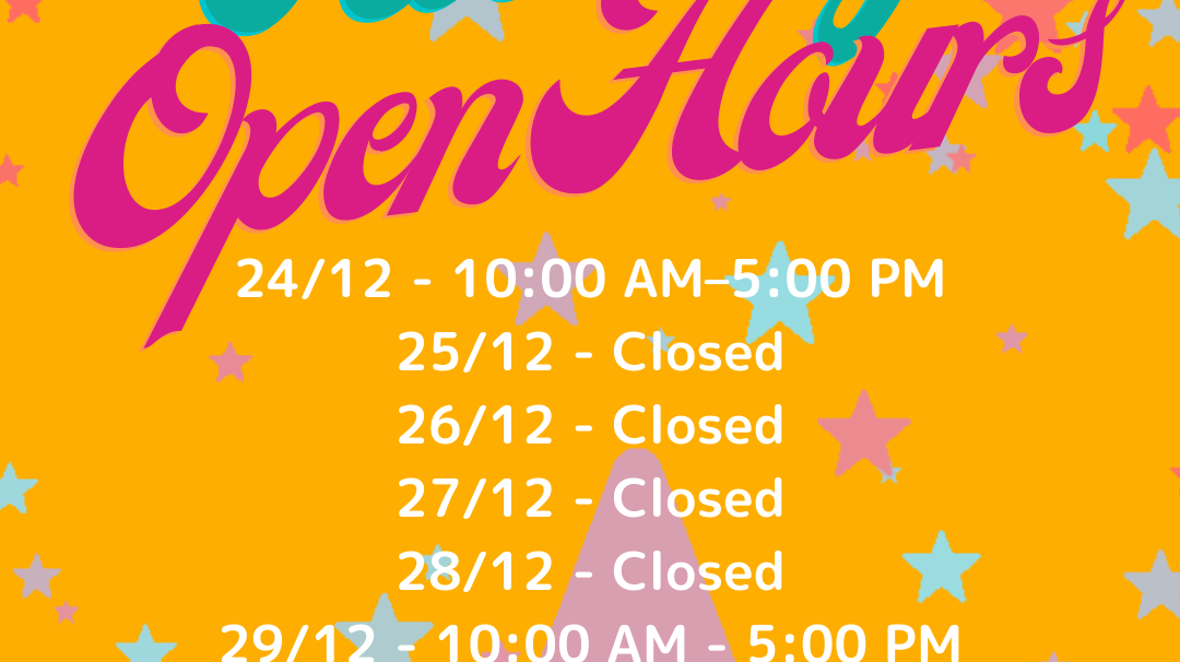 Holiday Open Hours
