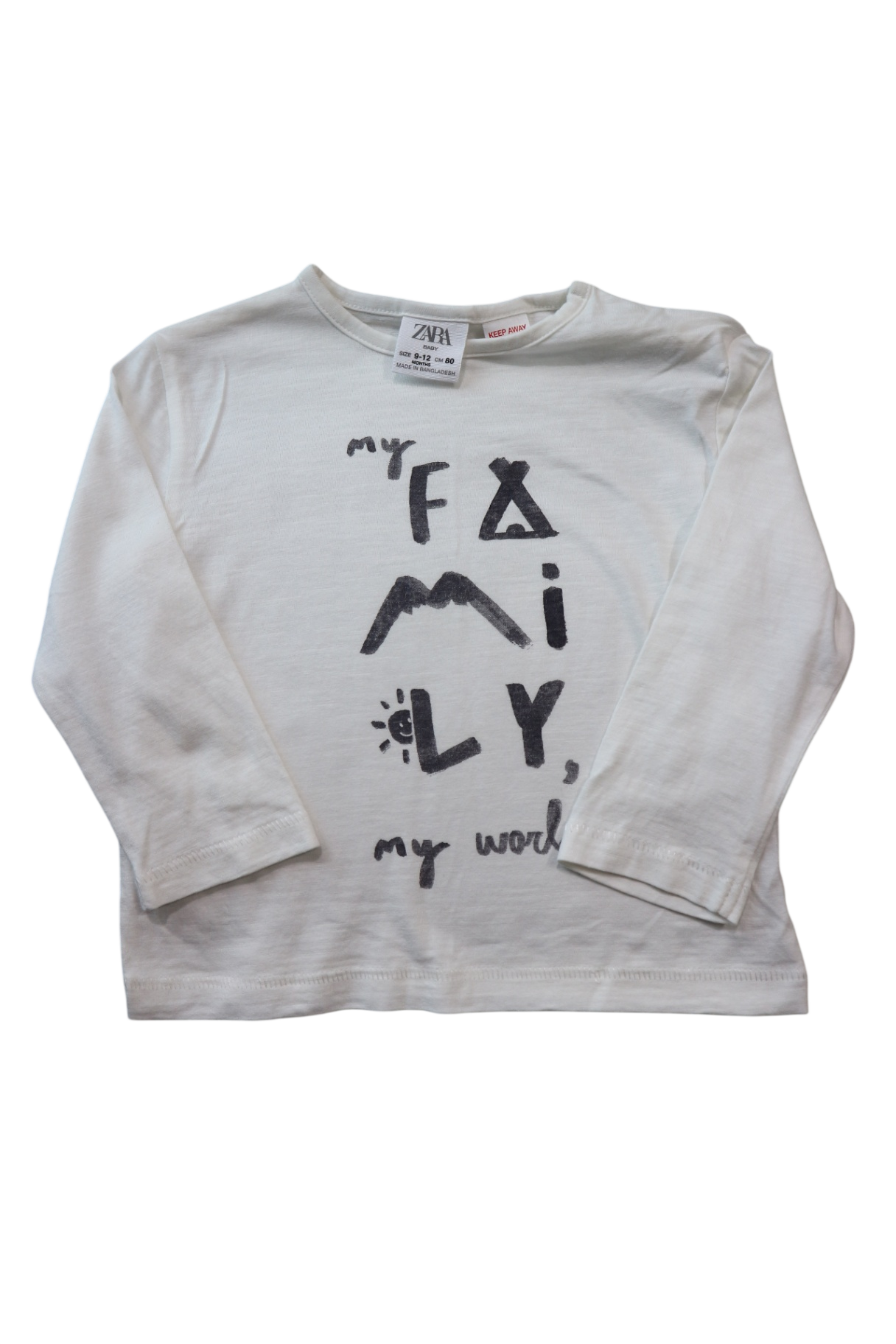 Zara Long-Sleeve T-Shirt, 0