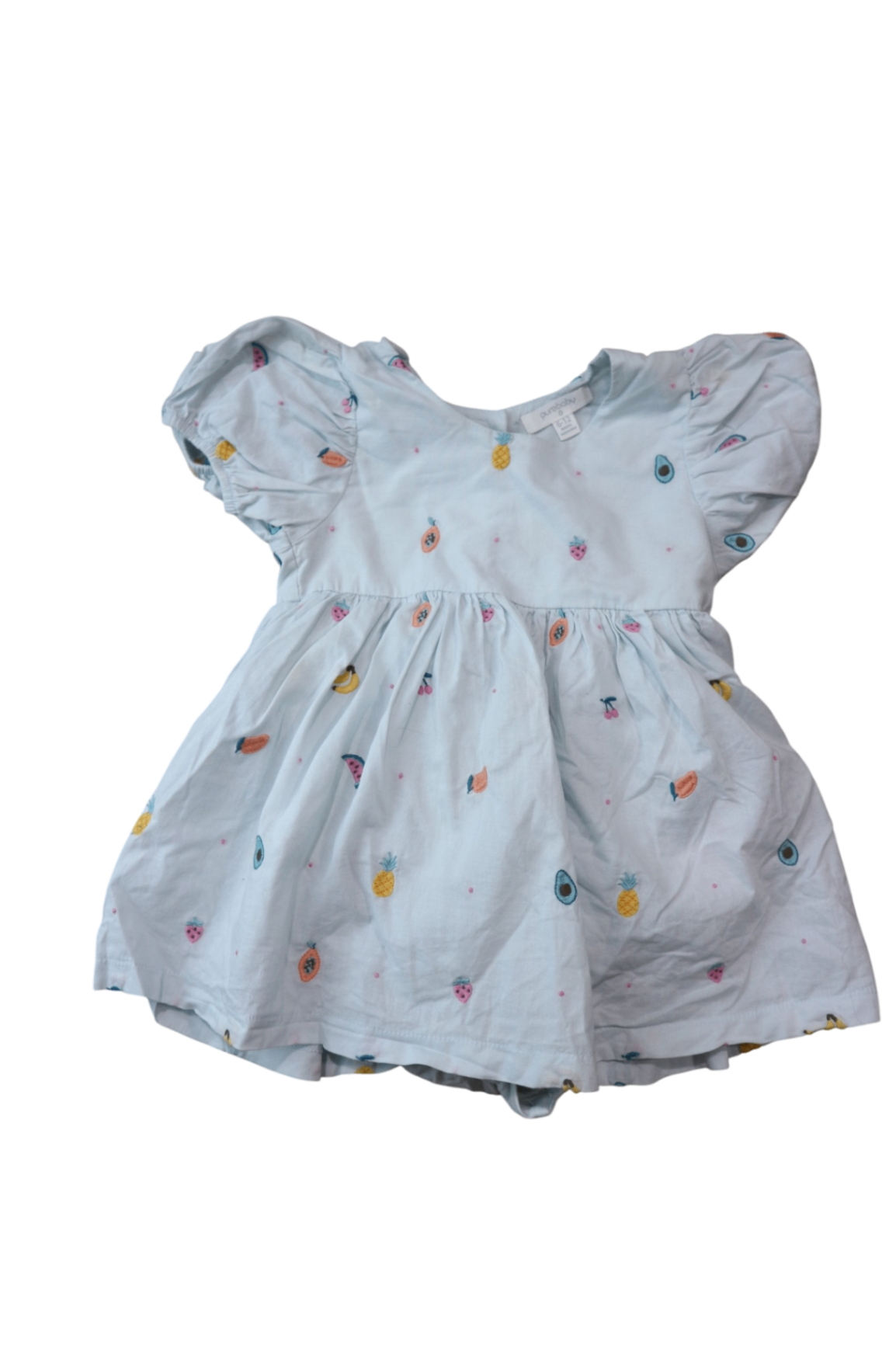 Purebaby Dress, Light blue, 0