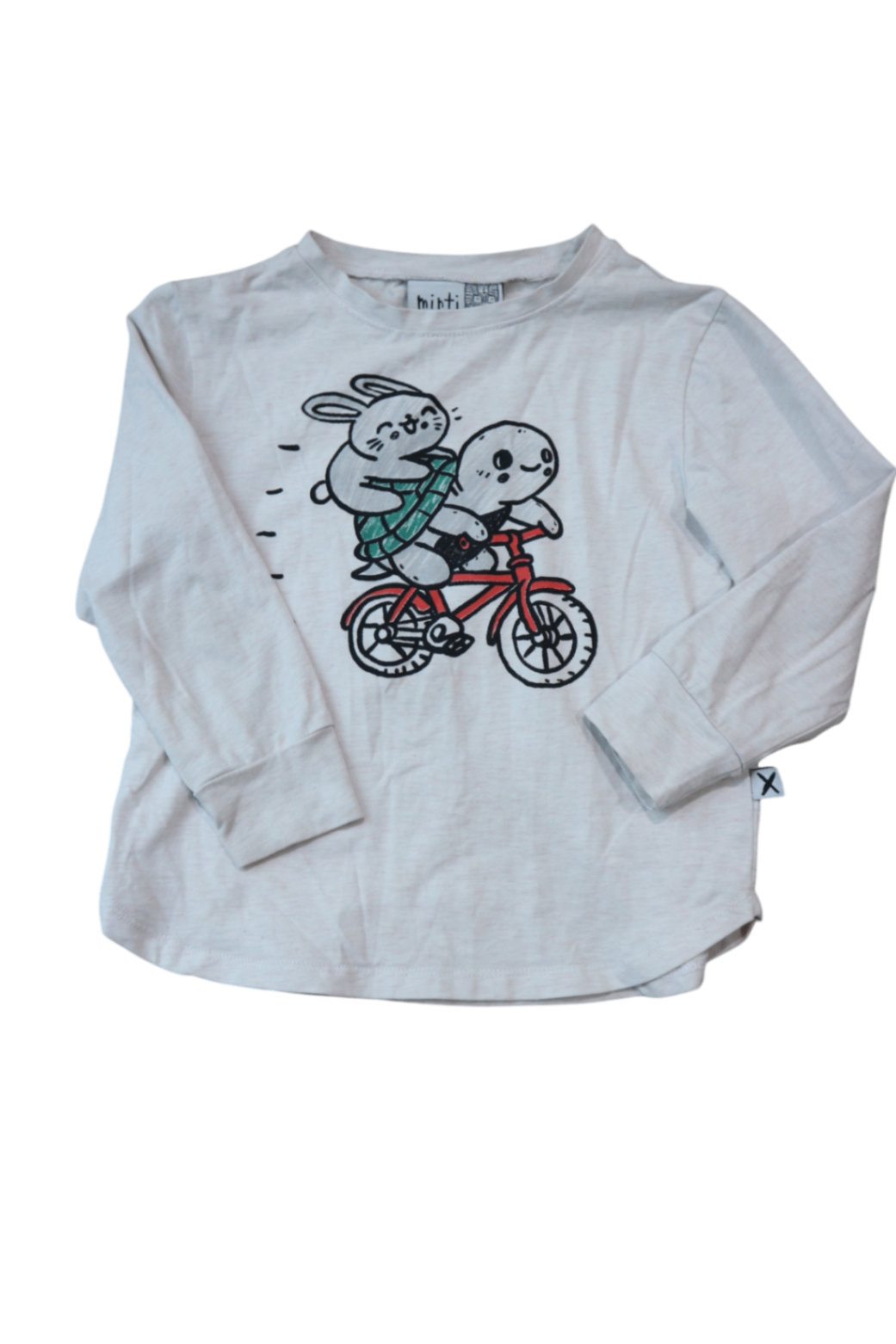 minti Long-Sleeve T-Shirt, White, 3