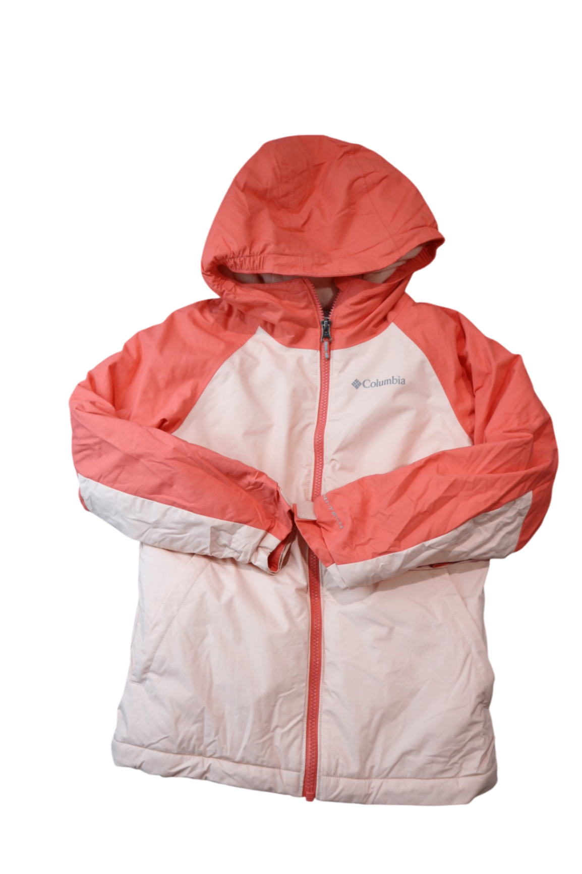 Columbia Jacket, Pink and Coral, 7-8