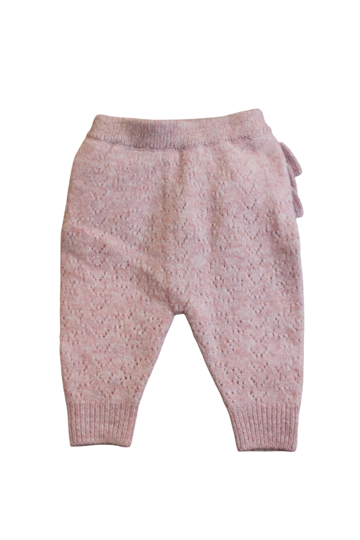 Fleur Harris Knit Leggings, Pink, 00