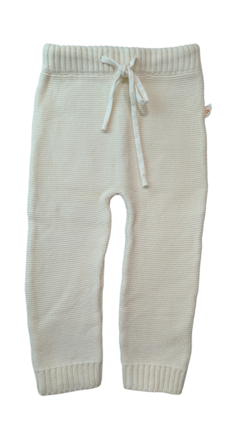 Halo & Horns Pants, Cream, 3-4