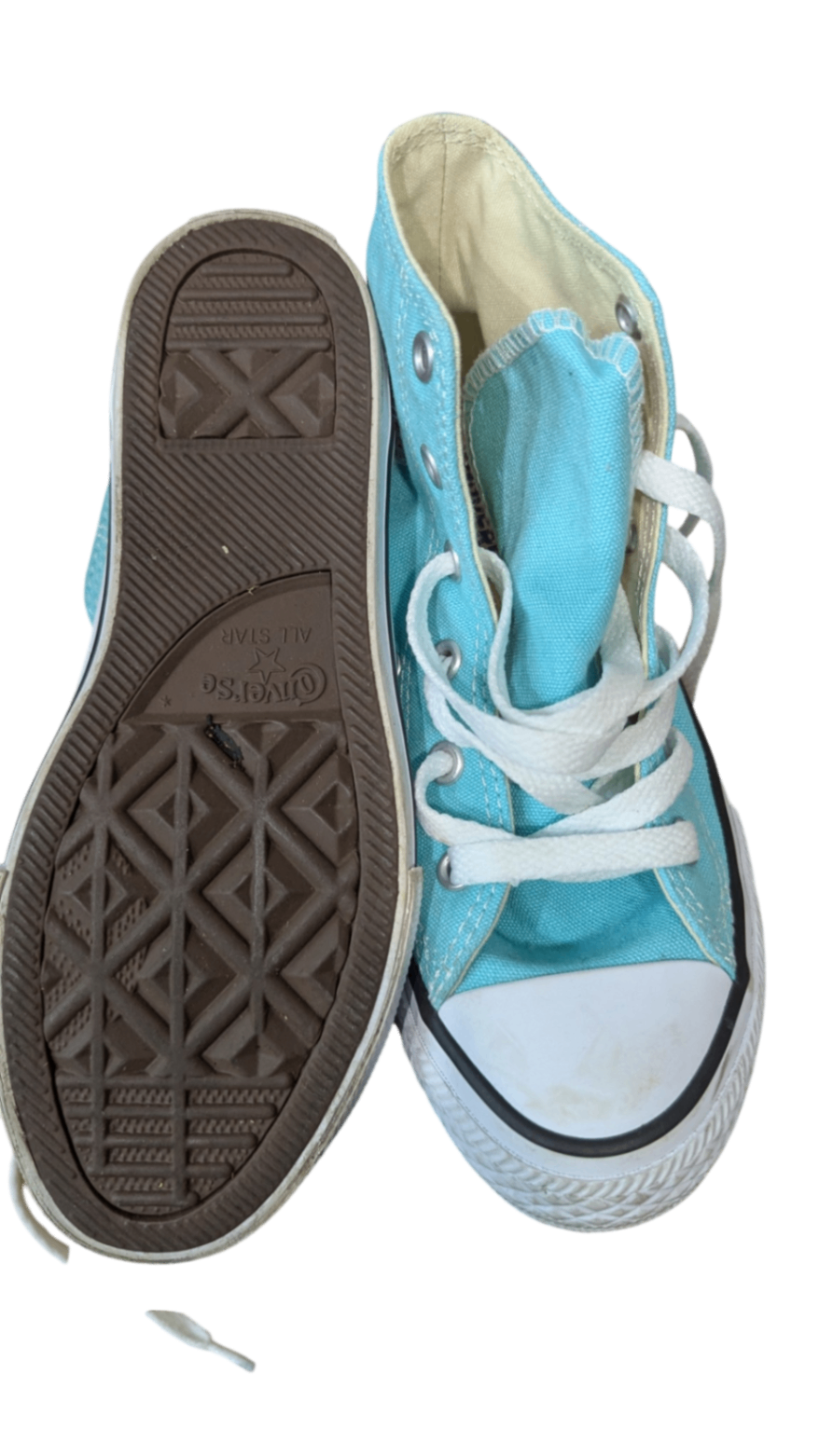 Converse Sneakers, Blue and White, US 13/EUR 31