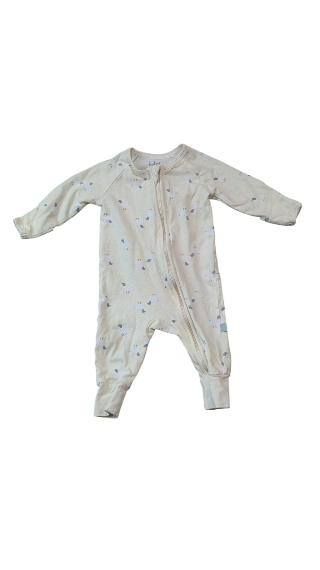 Bilbi Jumpsuit, light yellow, ducks, 000
