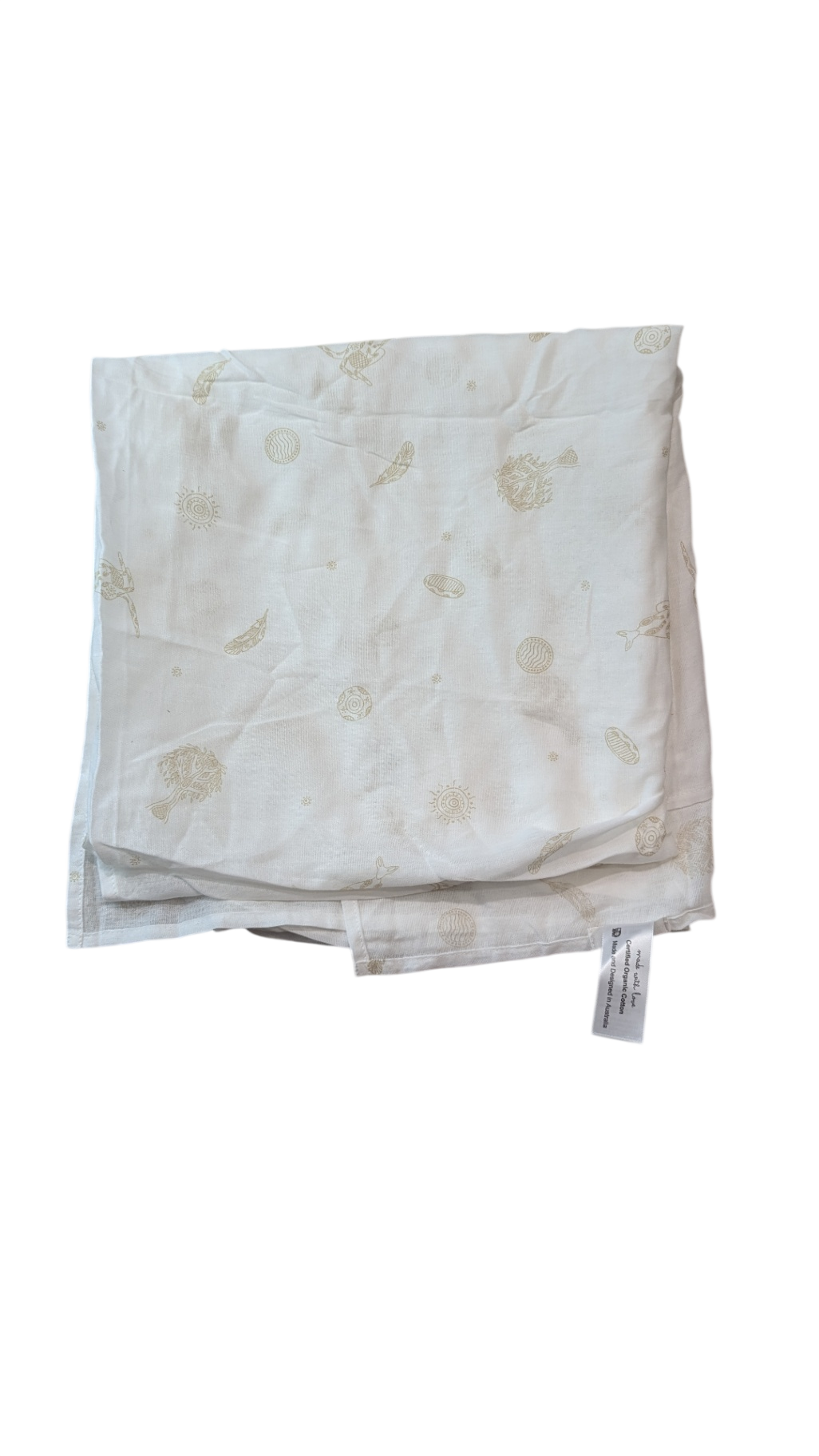 Purebaby Muslin Wrap, White, one size