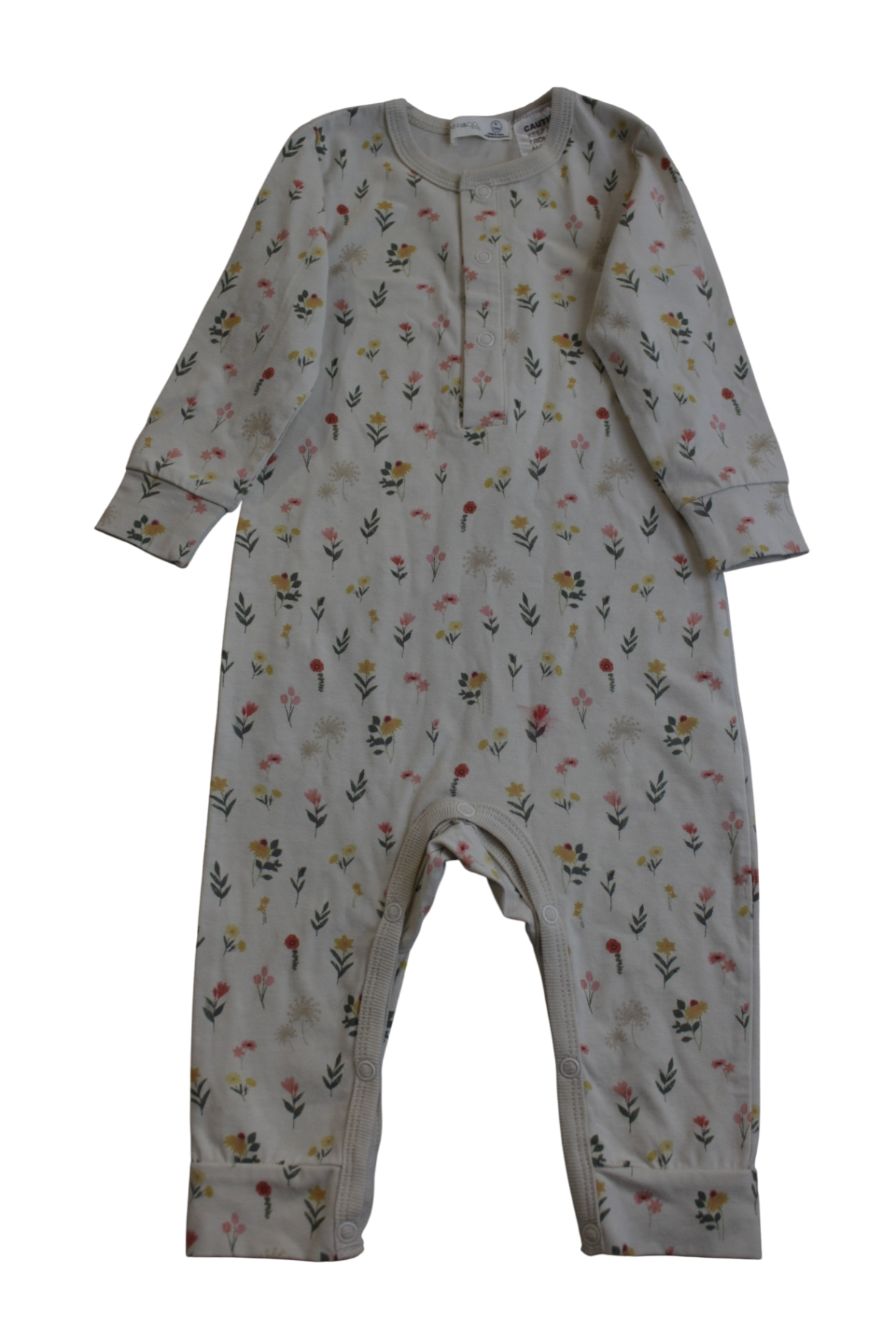 Miann & Co Jumpsuit, beige/floral, 0