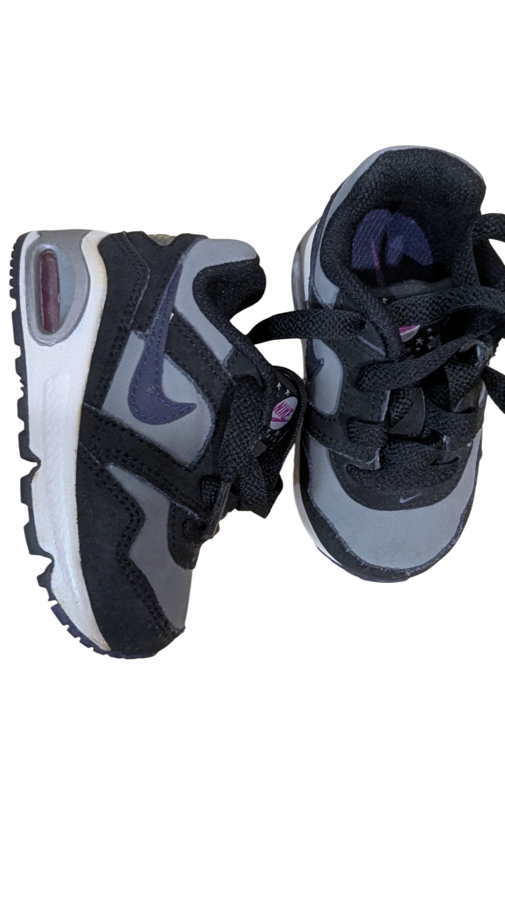 Nike Sneakers, Black and Grey, US4