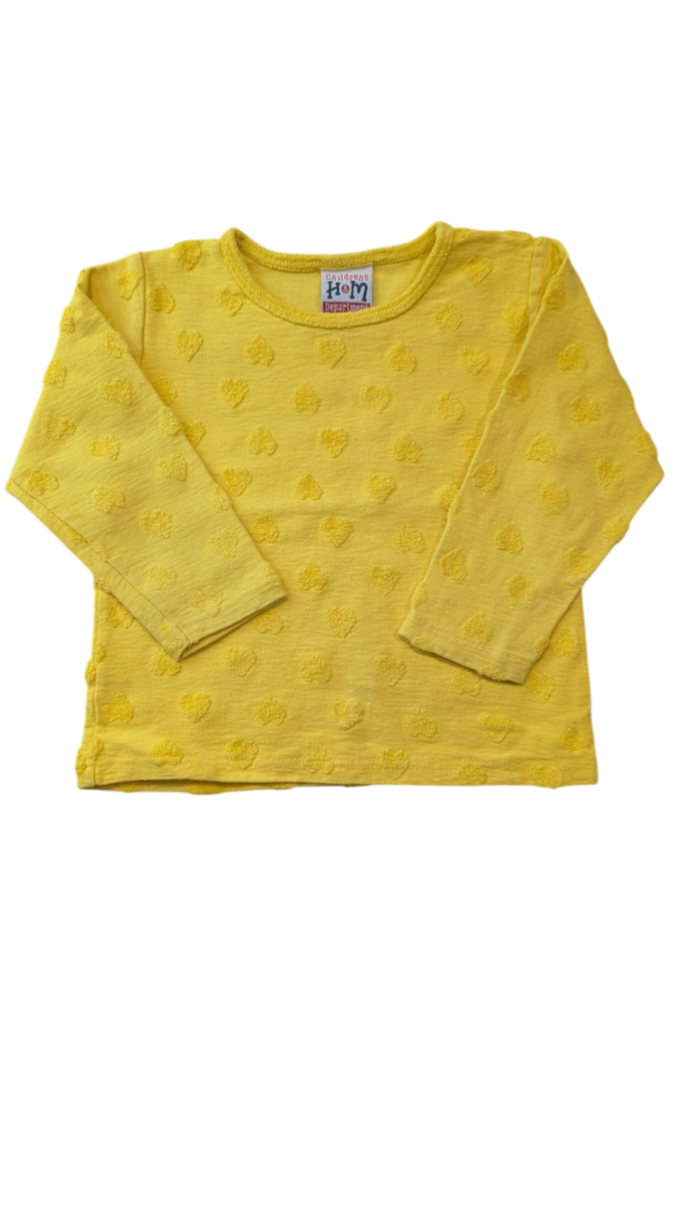 H&M (Vintage) Long-Sleeve T-Shirt, Yellow, 86/1