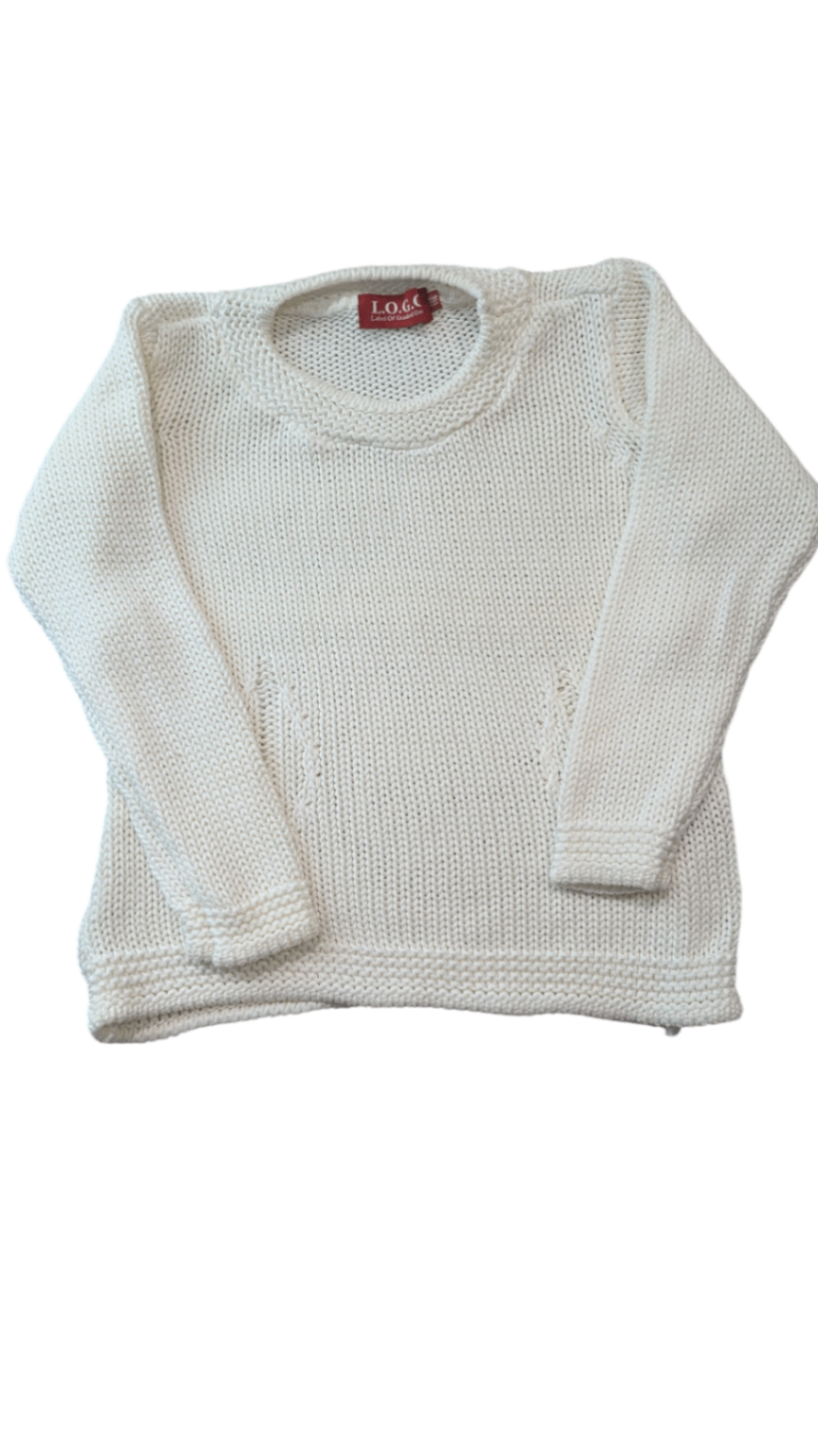 L.O.G.C. (H&M, Vintage) Knitwear, Cream, 110-116/5-6