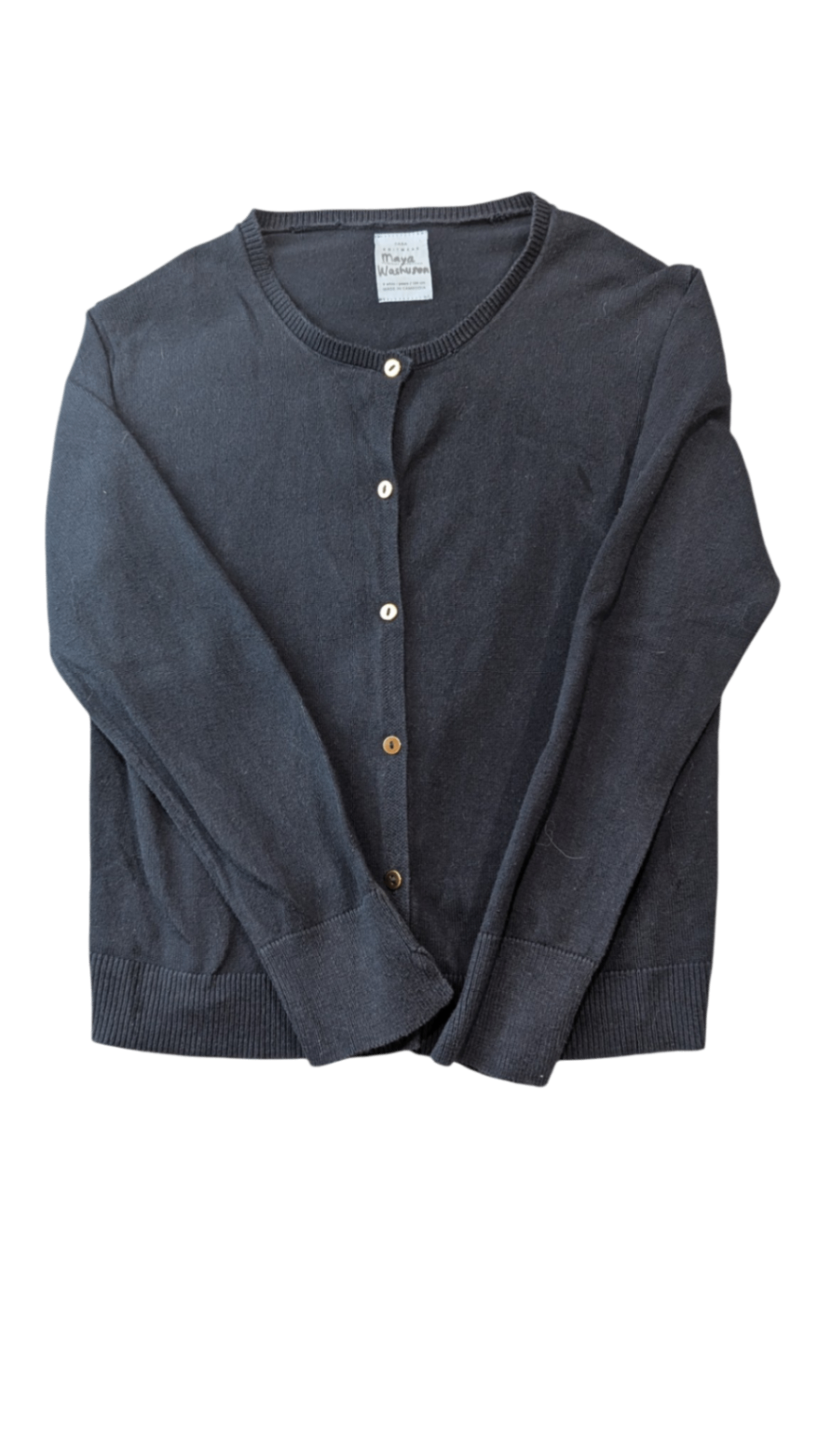 Zara Cardigan, Navy, 9