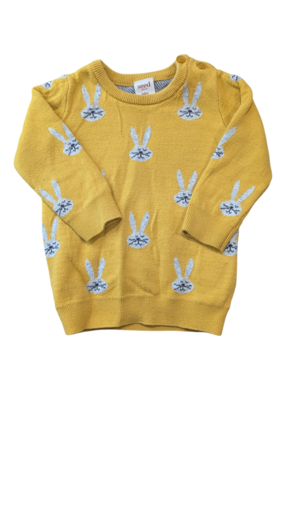 Seed Sweater, Yellow, 0