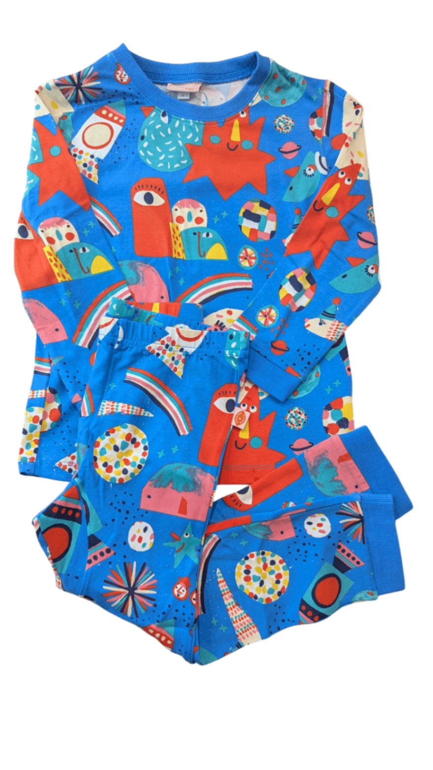 Halcyon Nights Pyjama Set, Blue, 4