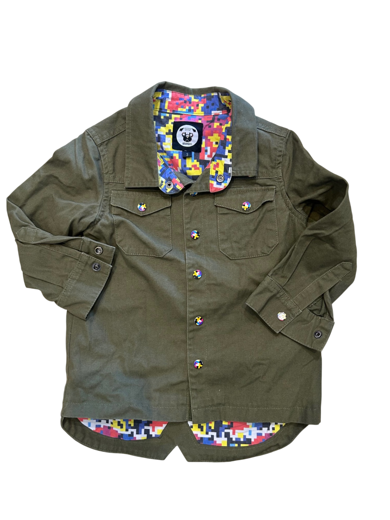 Brando Jacket, Khaki , 3