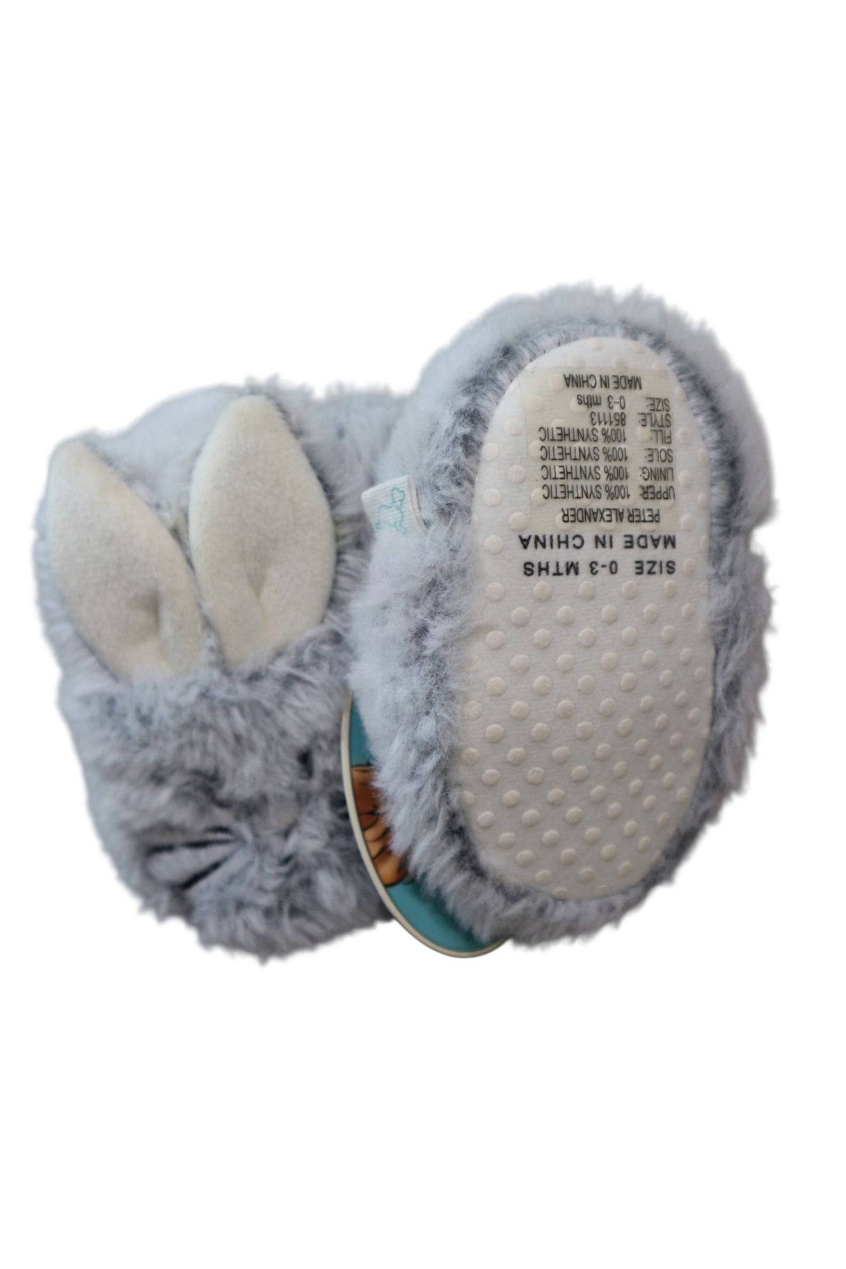 Peter Alexander Slippers, Grey and white, 000
