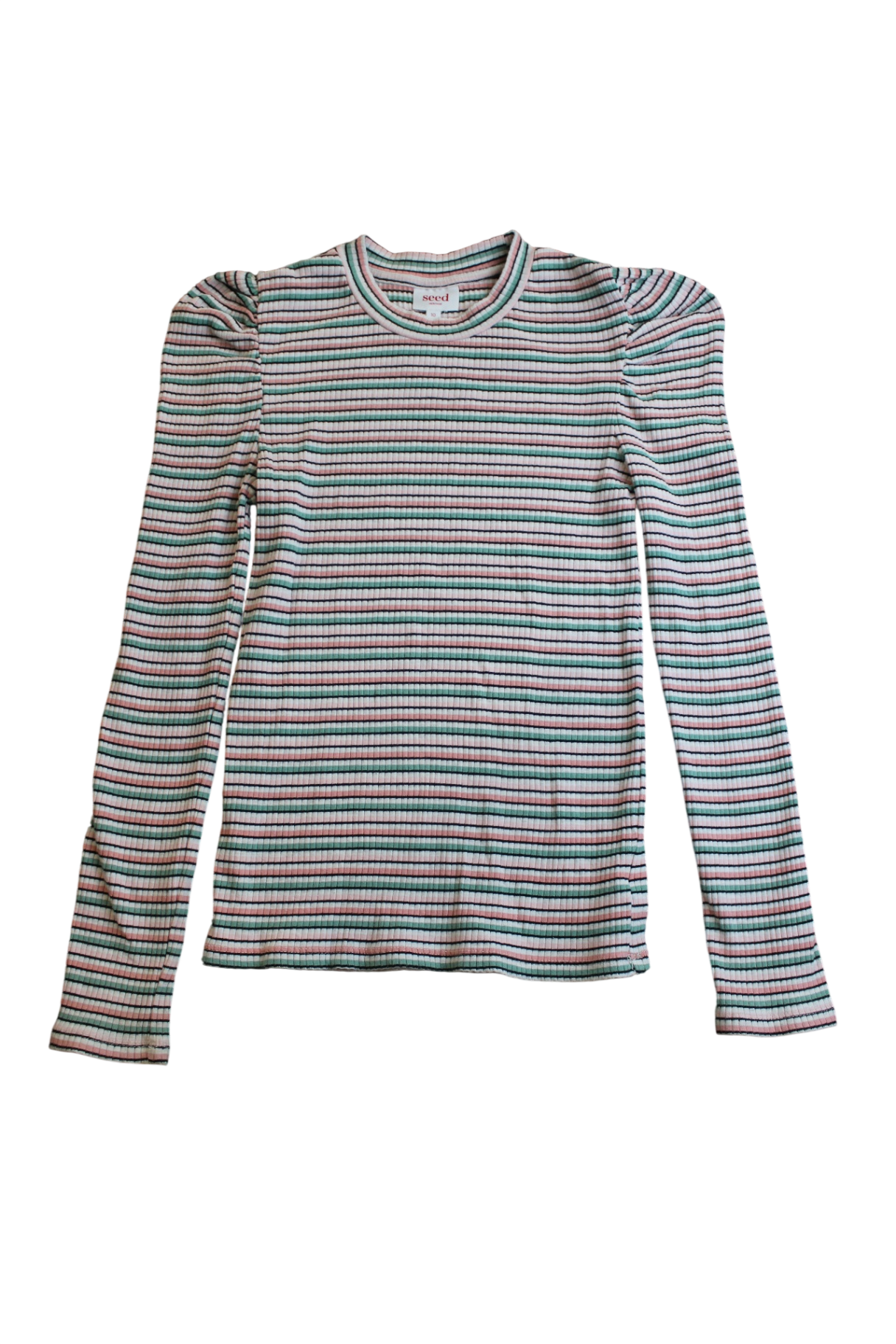 Seed Long-Sleeve T-Shirt, Multicoloured stripe, 10
