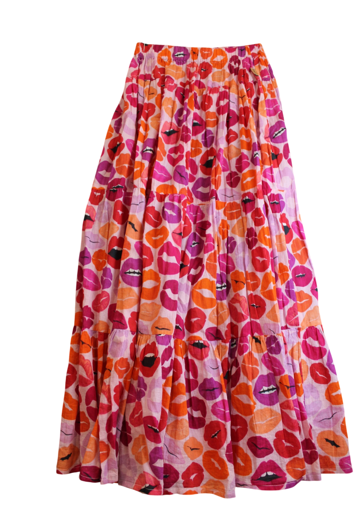 Kip &Co Skirt, Multicolour (Pink, Orange, Red, Purple, Black), 10