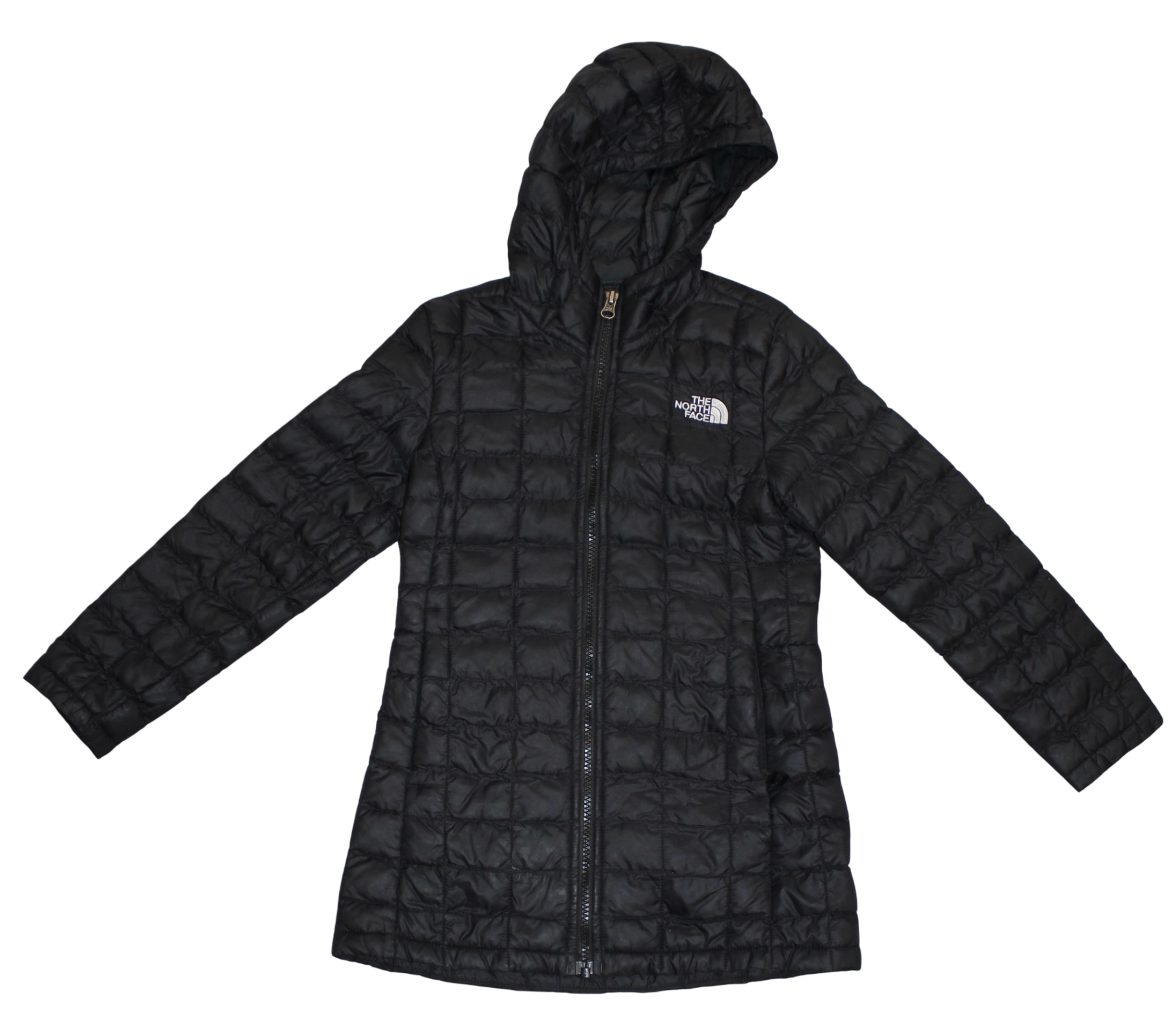 *The North Face Puffer Jacket, Black, 6