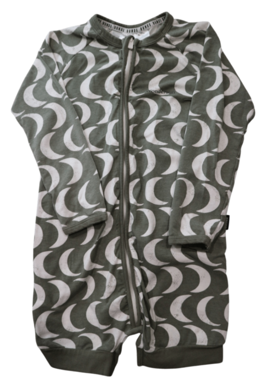 Bonds Jumpsuit, Green and white, 3