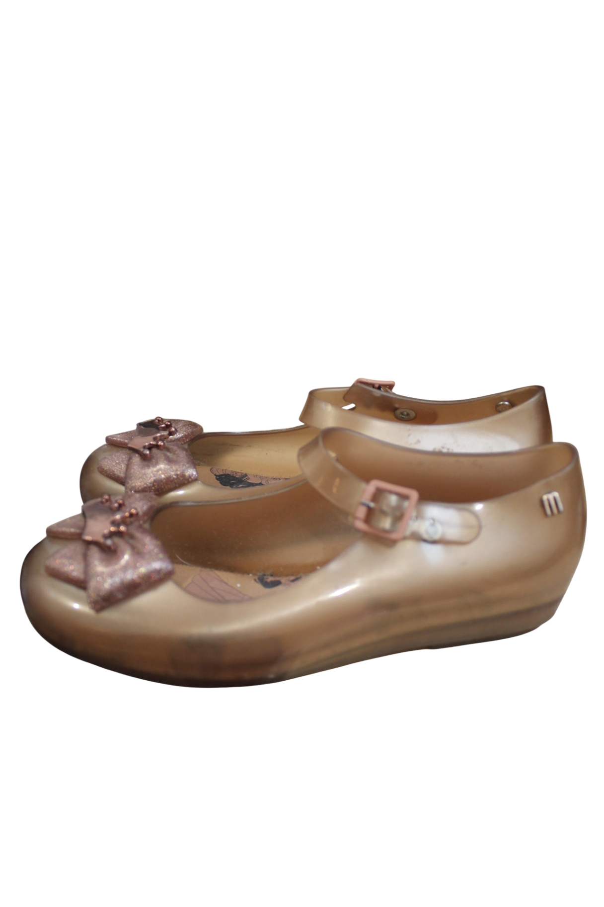 Mini Melissa x Disney Princess Shoes, rose gold, US 3/EUR 34