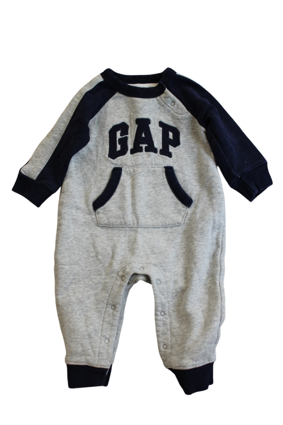 GAP Jumpsuit, Grey with navy, 0