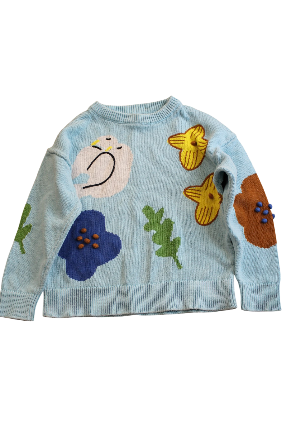 Gorman Playground Knitwear, Light blue, 2-3