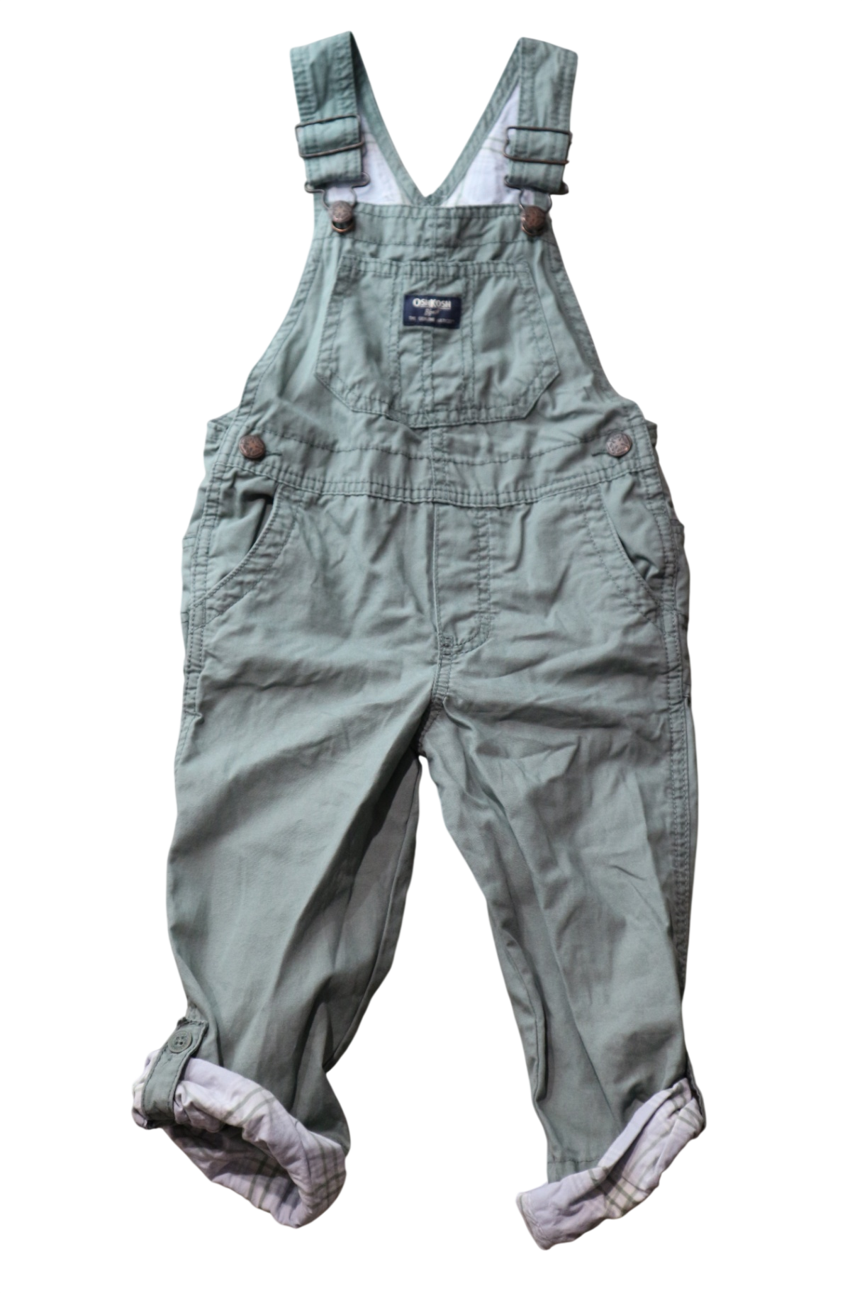 OshKosh Overalls, Light green, 4