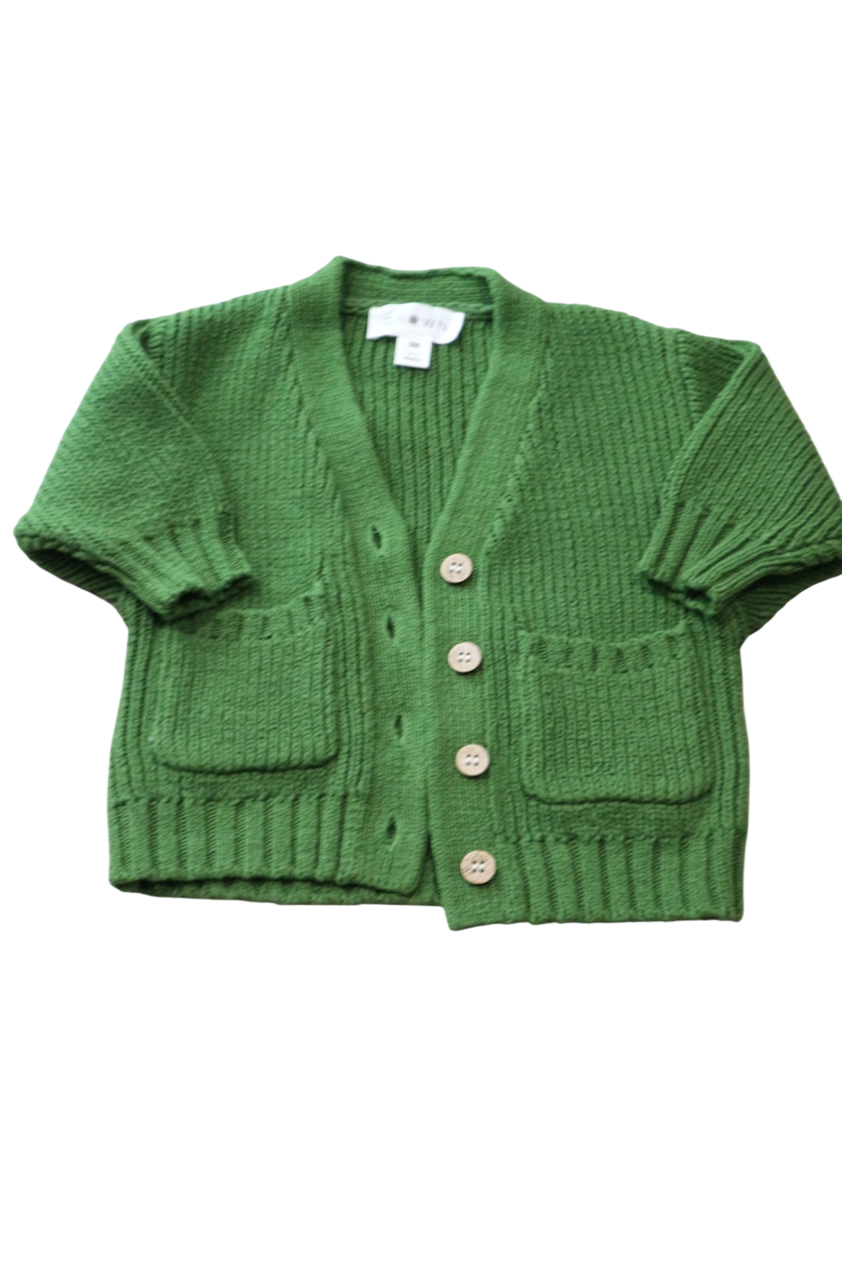 Grown Cardigan, Green, 000