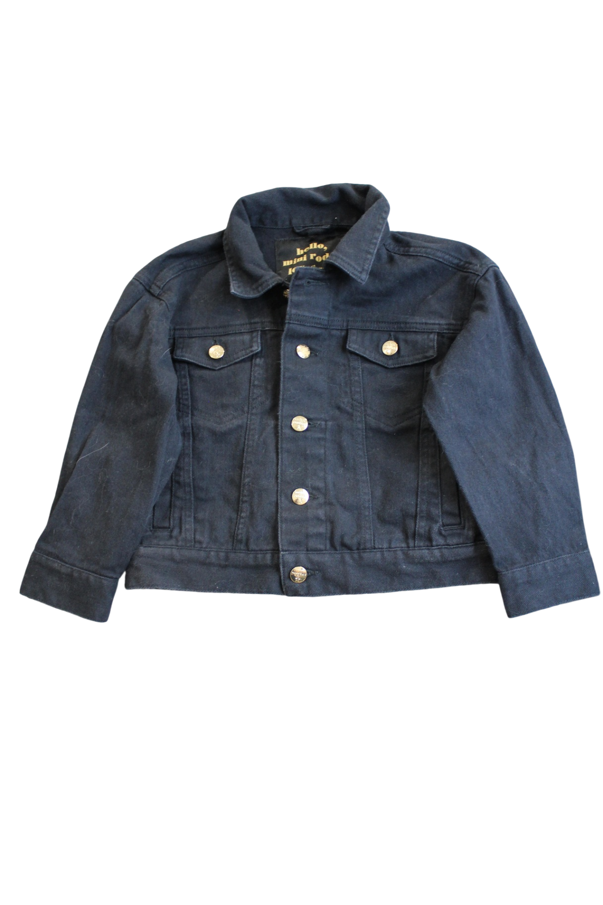 Mini Rodini Jacket, black, 4-5