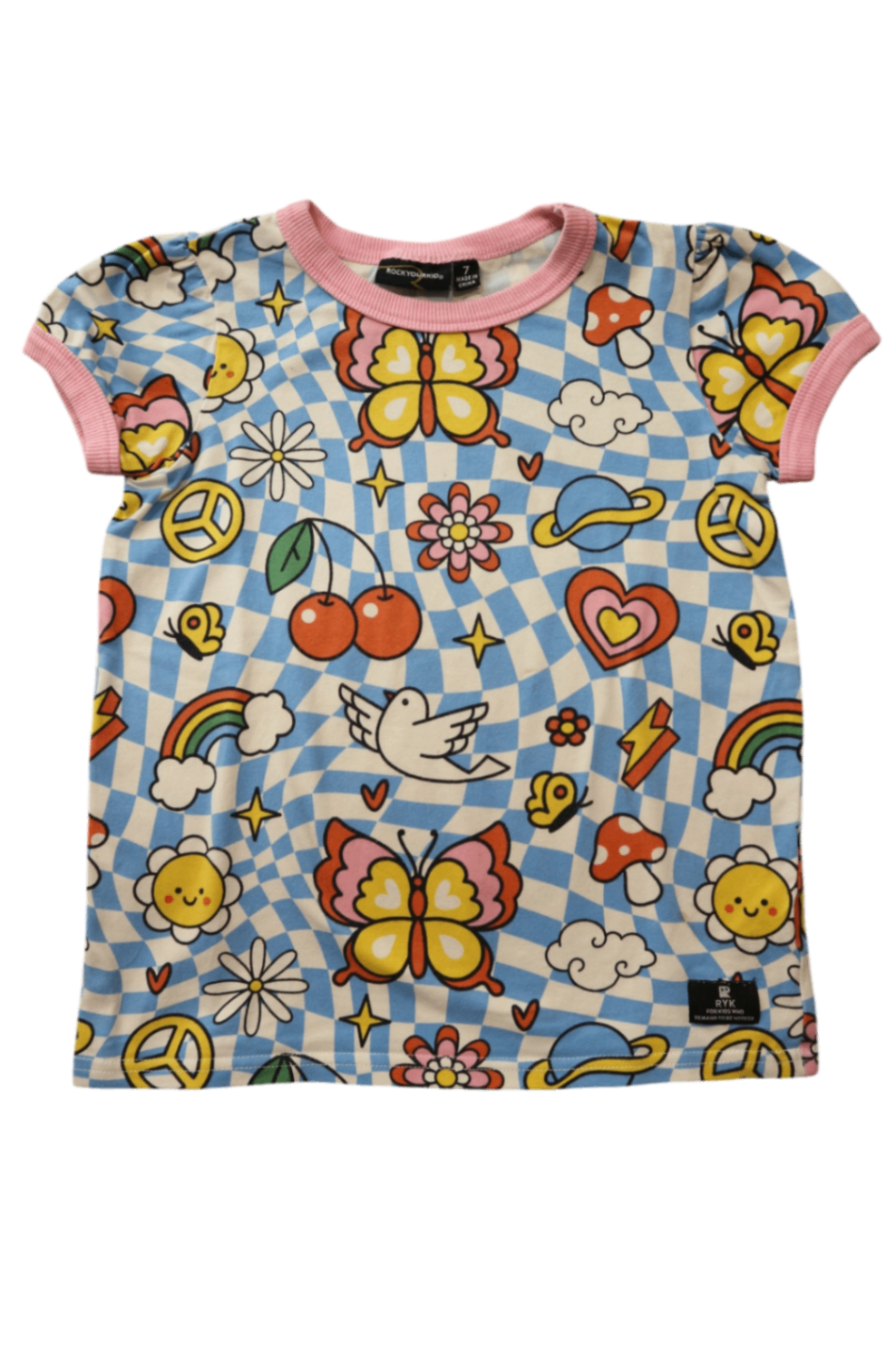 Rock Your Kid T-Shirt, Blue, 7