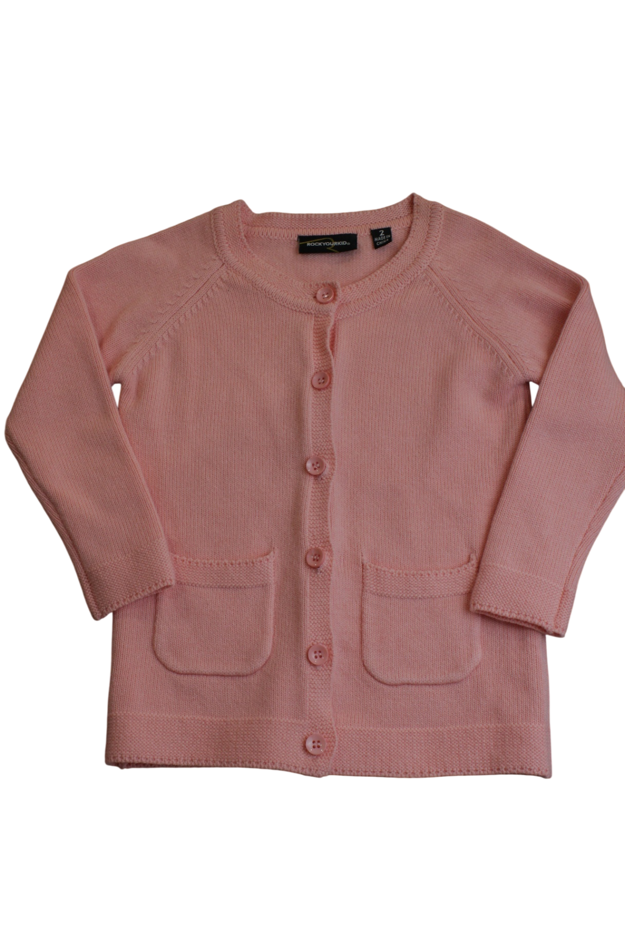 Rock Your Kid Cardigan, Light coral , 2