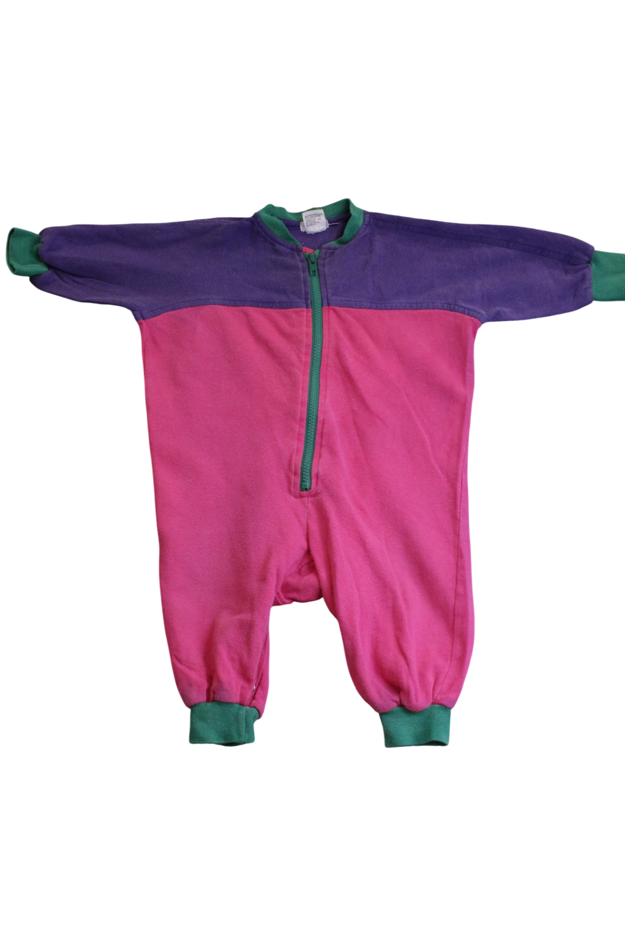 Vintage Baby Gap Romper, Purple, Pink, Green, 0