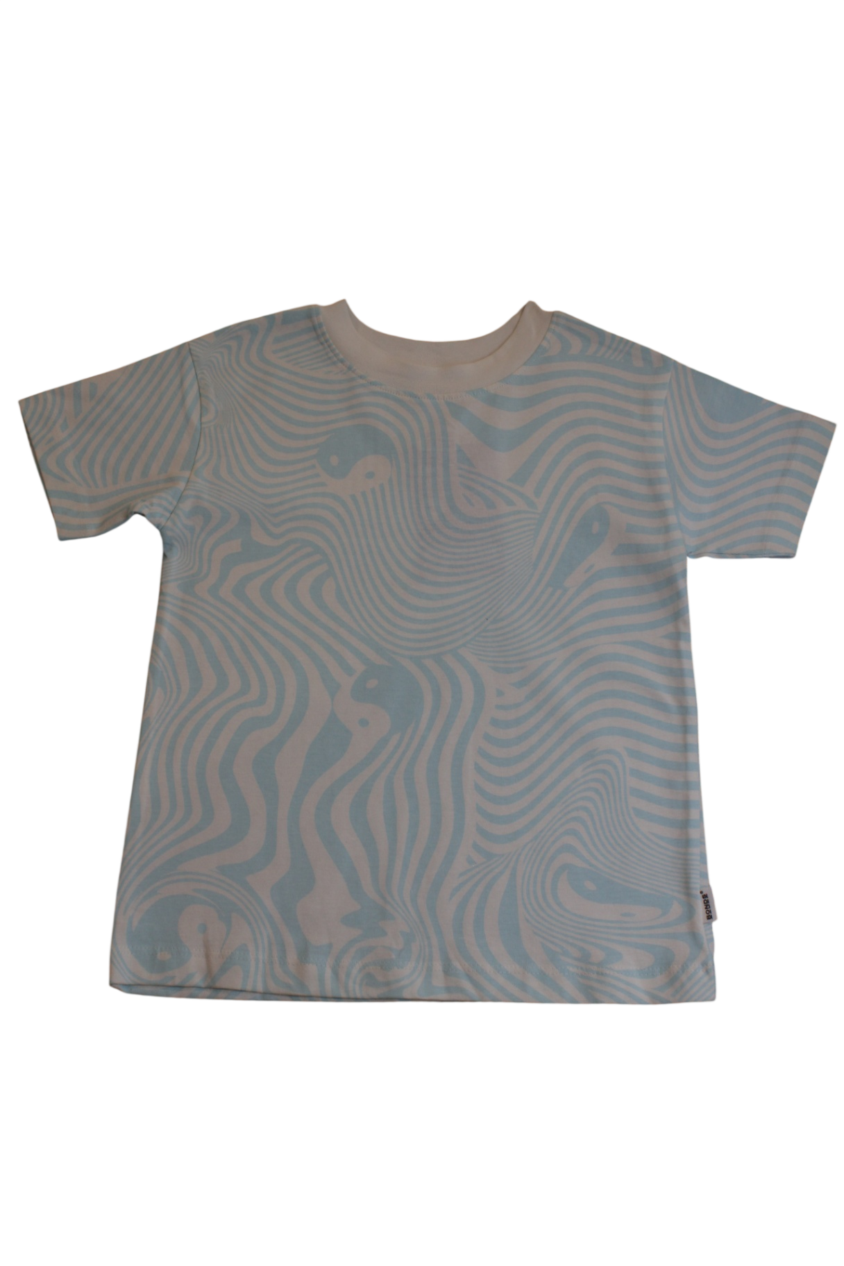 Bonds T-Shirt, Light blue and white, 4