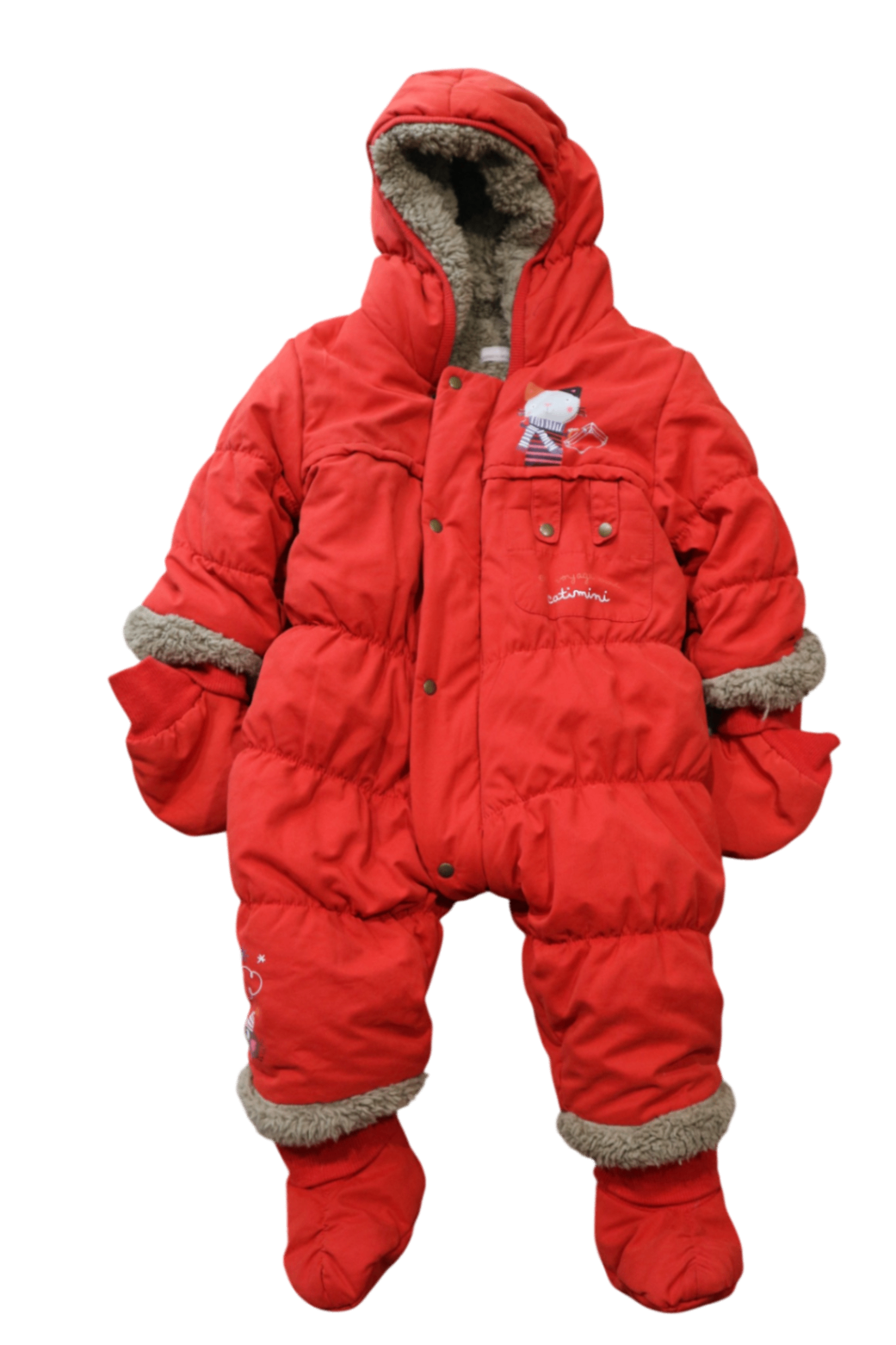 Catimini Snow Suit, Red, 6m