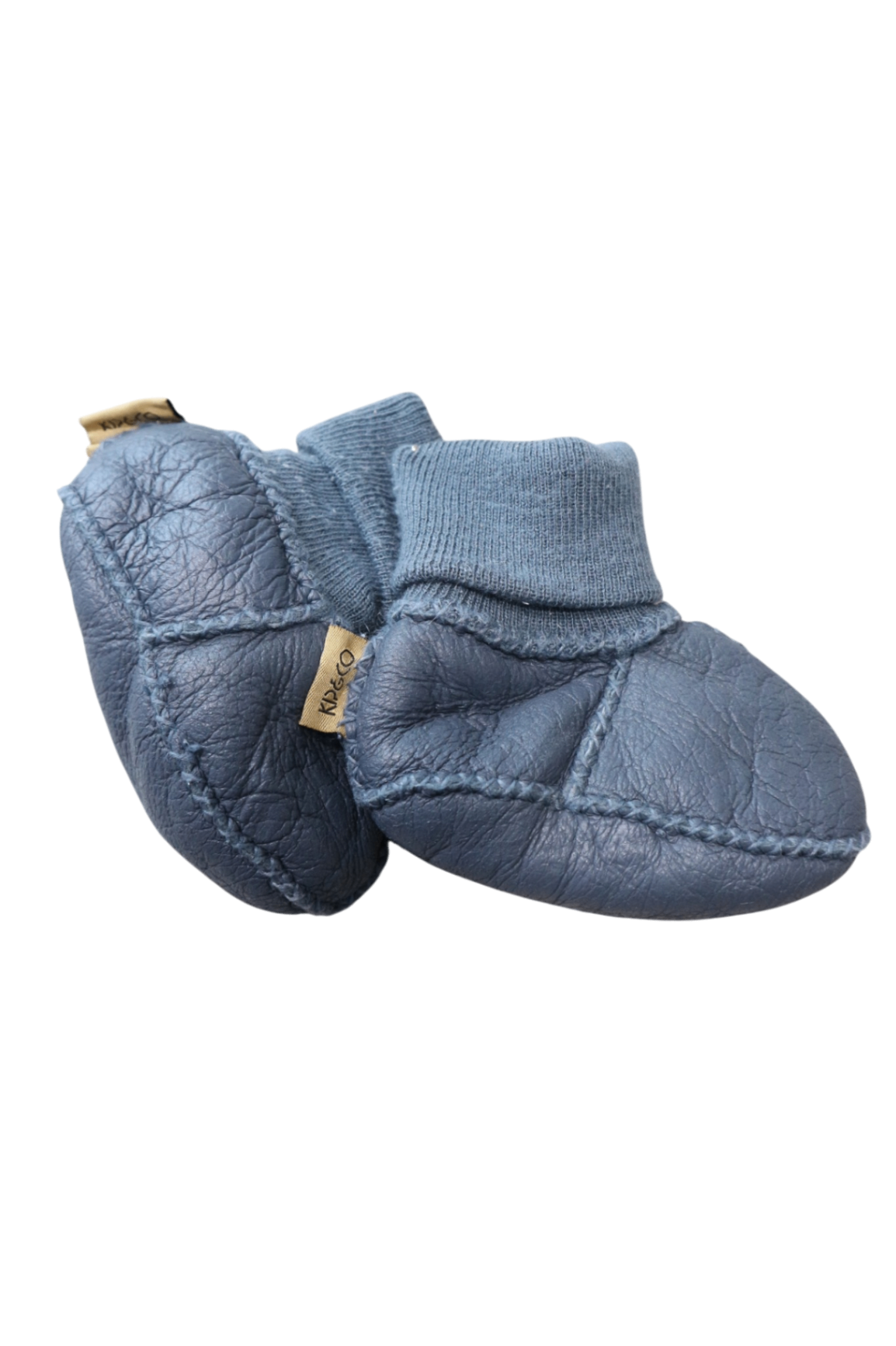 Kip & Co Booties, Dark Grey, 6-12m