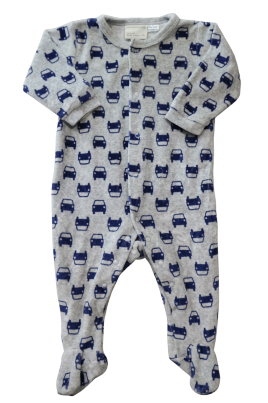 Marquise Jumpsuit, Grey with navy blue, 00