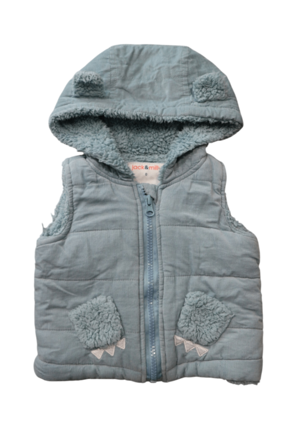 Jack & Milly Vest, Light Blue, 0