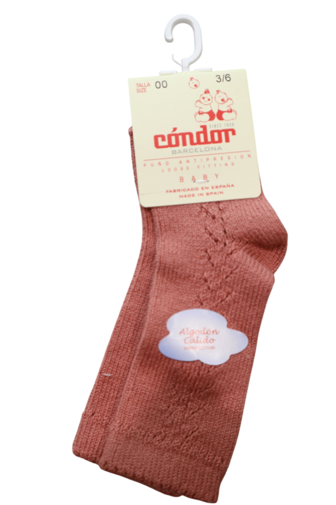Condor Barcelona Socks, Dark Pink, 00