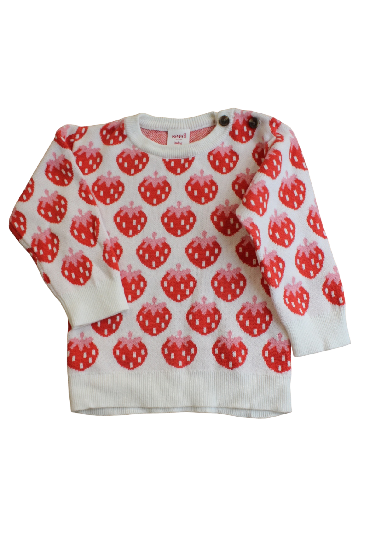 Seed Knitwear, White, 0
