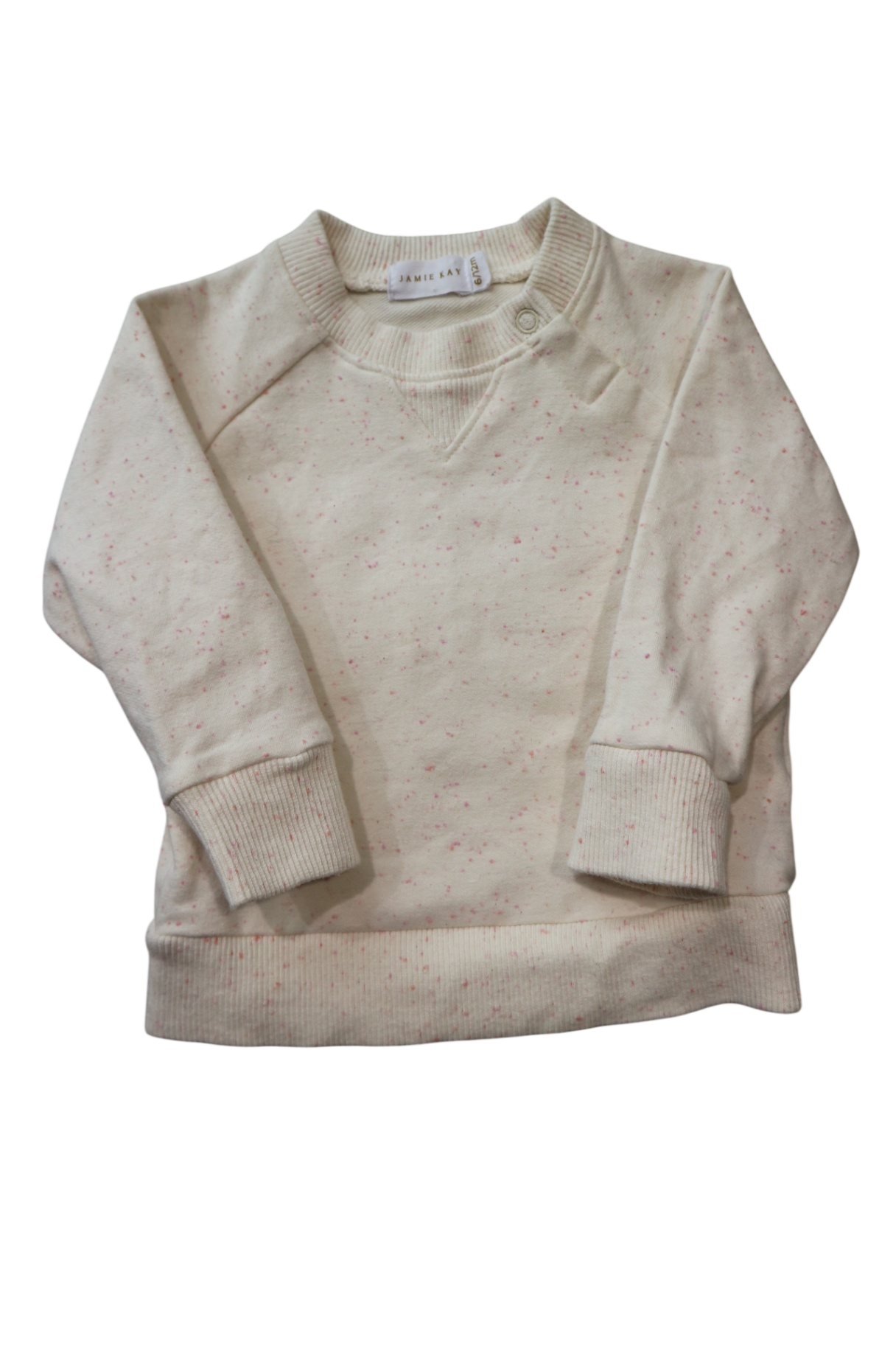 Jamie Kay Jumper, Cream with pink speckles, 0
