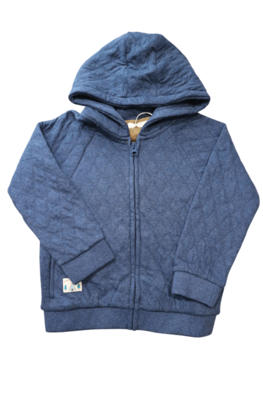 Purebaby Hoodie, Blue, 4