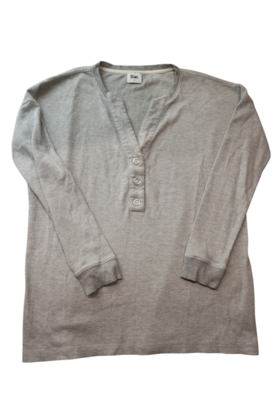 Bae Long-Sleeve T-Shirt, Grey, Small/10