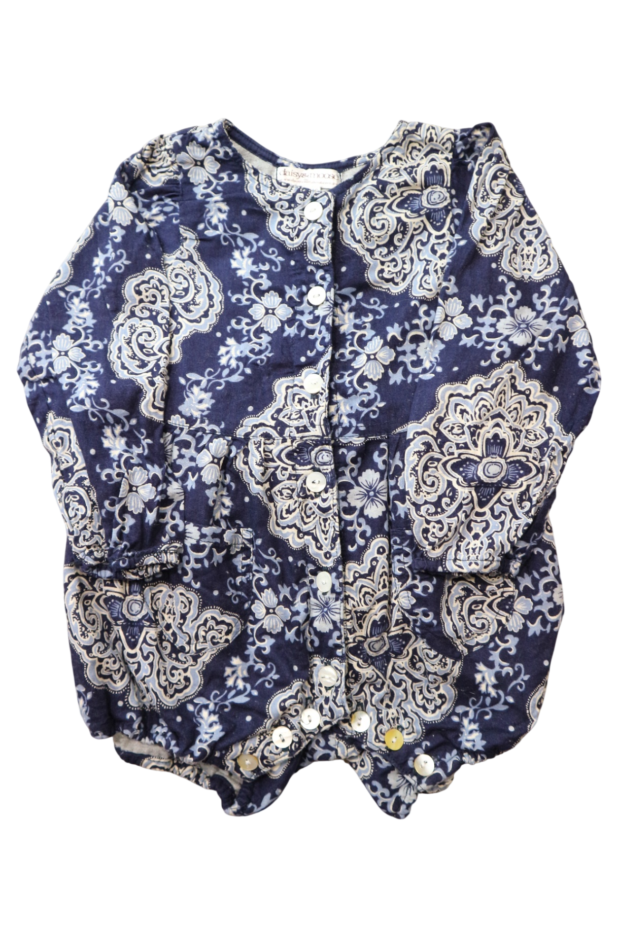Daisy & Moose Playsuit, Navy Blue, 1