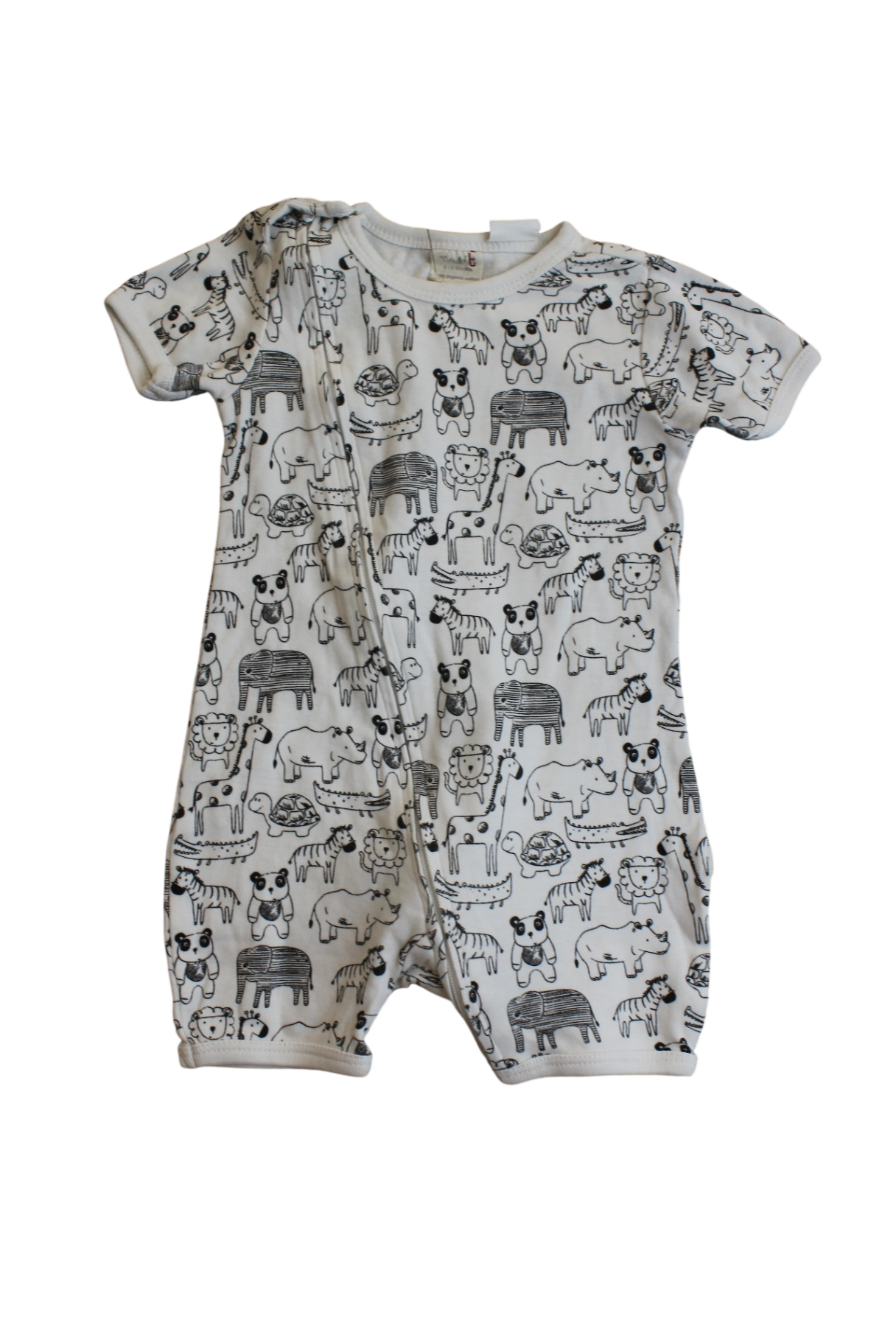 Tiny Twig Playsuit, White, 00