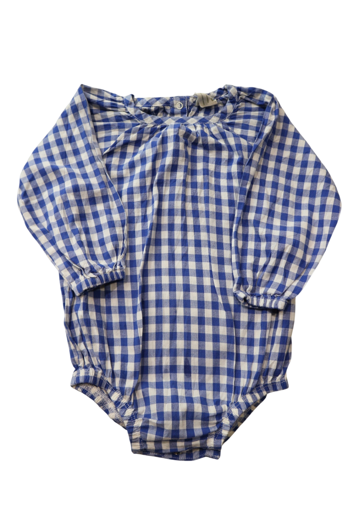 Nature Baby Bodysuit, Blue and White, 0