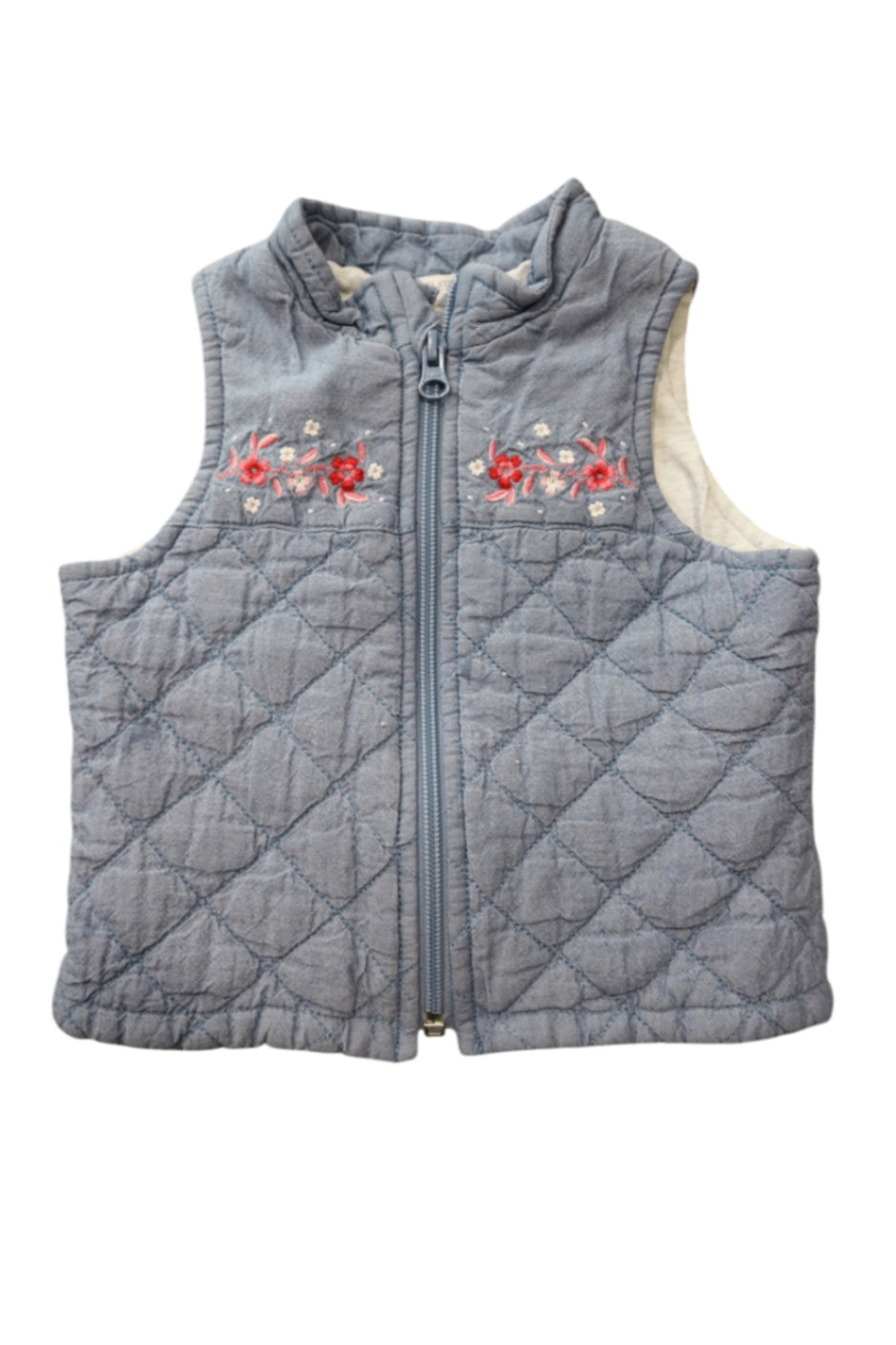 Purebaby Vest, Blue, 0