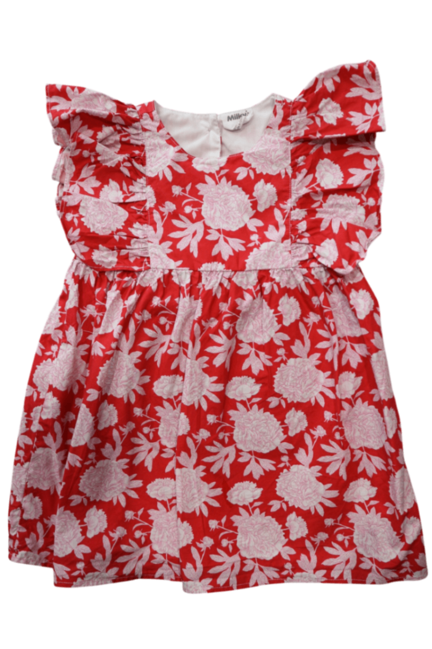 Milky Dress, Red/Pink, 2