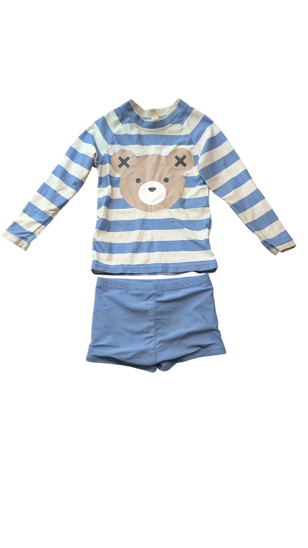 Hux Swimwear Set, Blue and White, 2